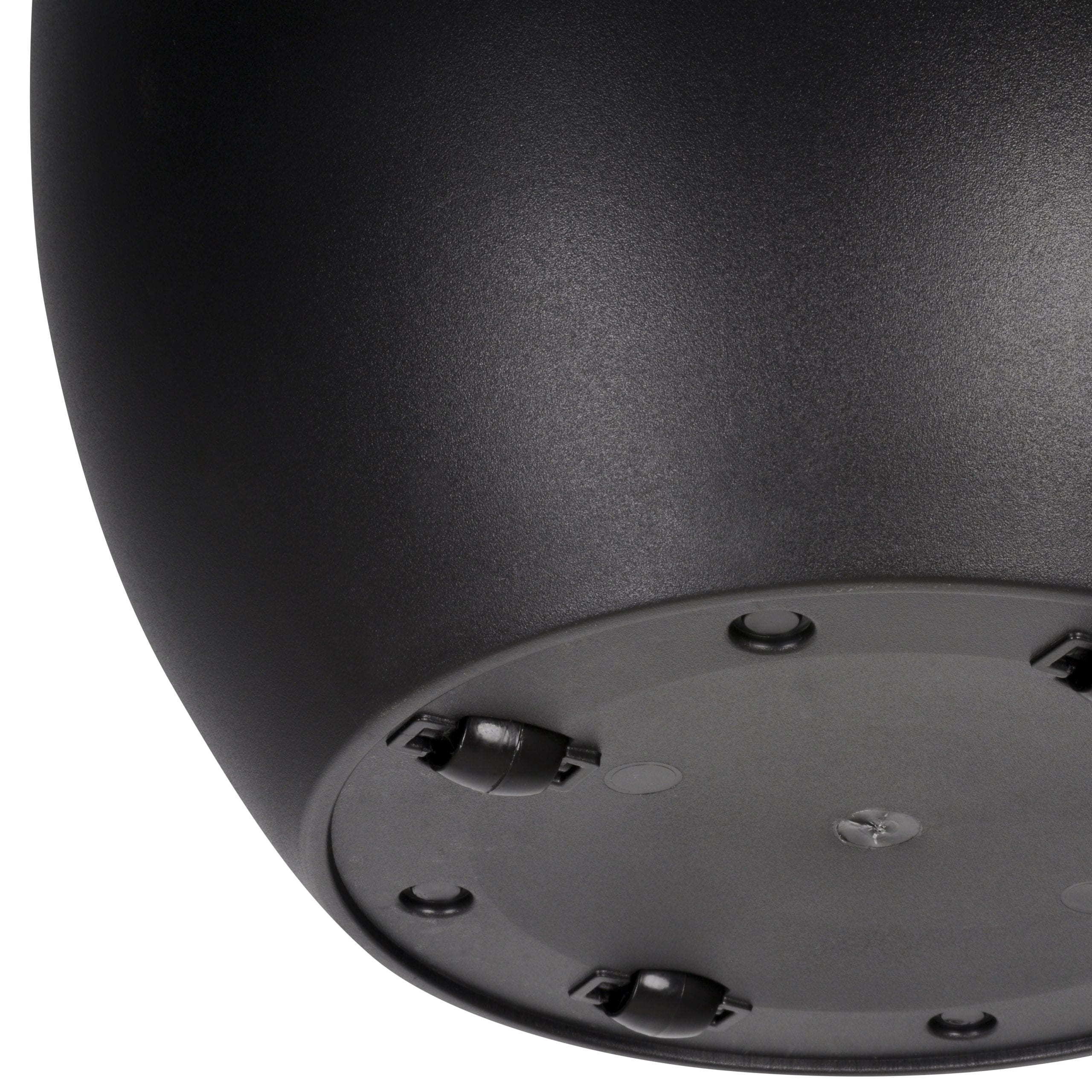 Macetero siena color negro 40 cm.