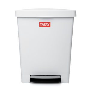 Cubo Pedal Cubik Blanco