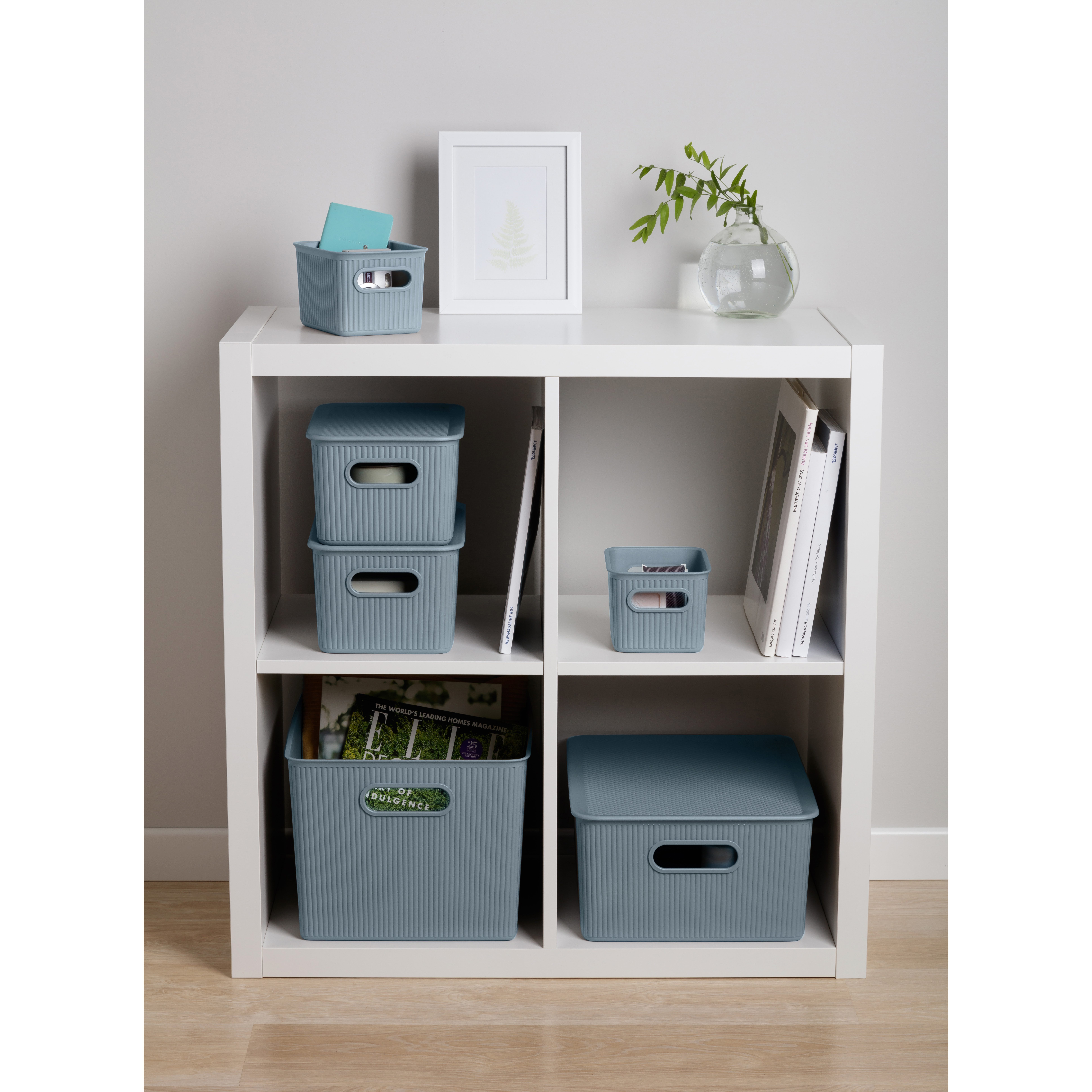 Cesta Baobab Ordenación XL 22 litros Celeste - Imagen 4